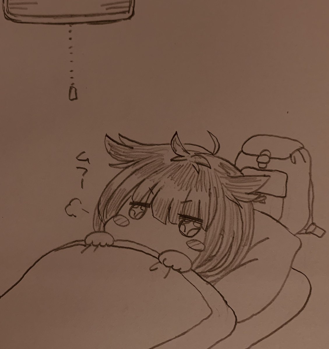 #みなさん去年の今頃はどんな絵描いてましたか
ちょうどでんちゃ🚃乗る旅行行ってたのでほぼ旅先でのやっつけシャーペンらくがきしかないですね… 