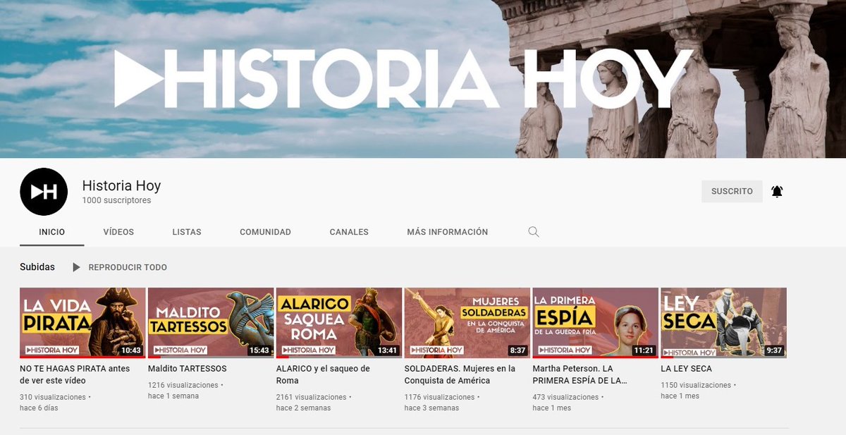 HistHoy's tweet photo. ¡Somos 1.000!

Muchas gracias a todos. https://t.co/v8xaS4qZqI