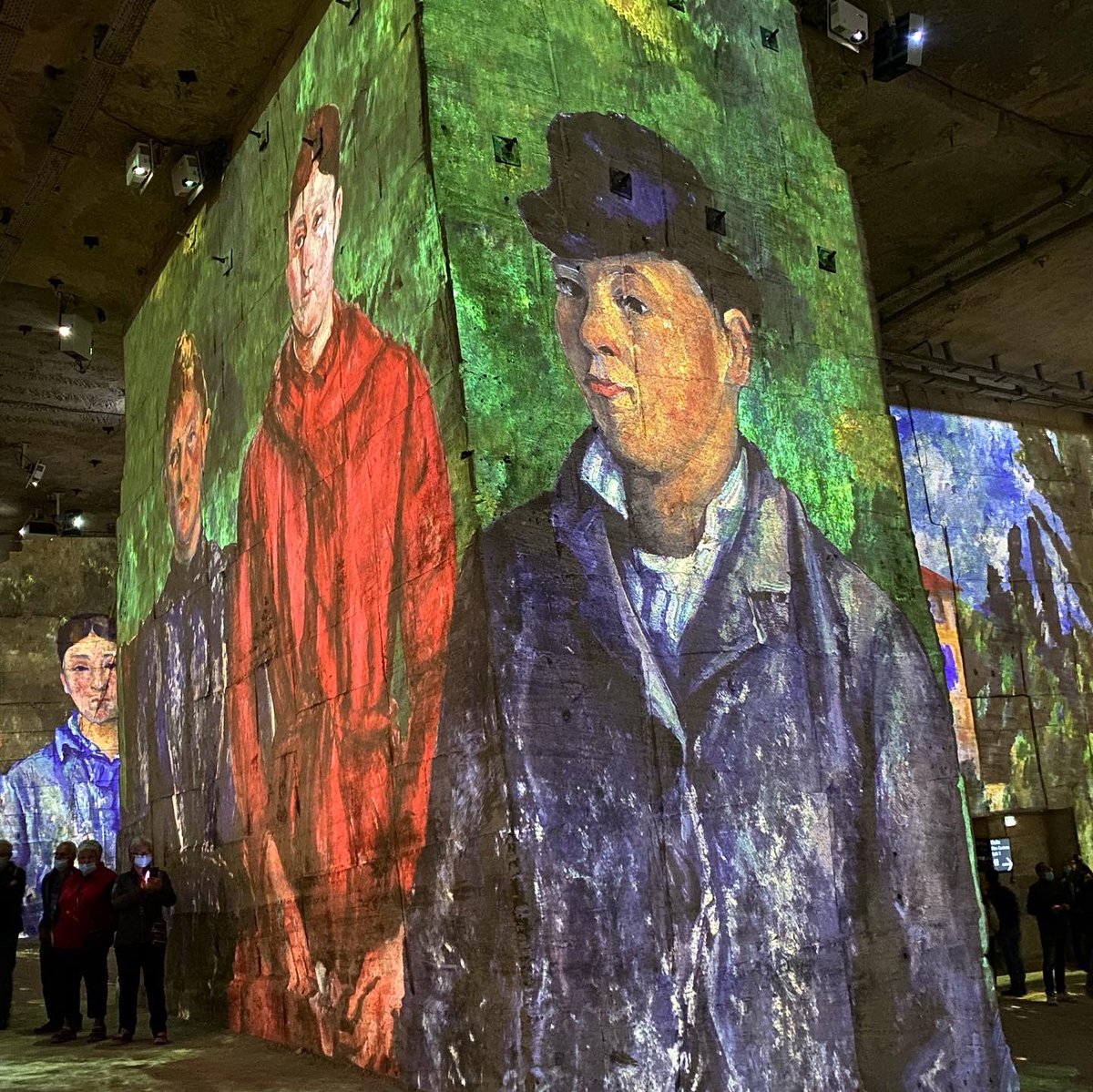 velvetescape's tweet photo. One of the highlights of my past week on the @AvalonWaterways Rhône River cruise was our excursion to the spectacular Carrières des Lumières light and sound show in a cavernous stone quarry, featuring works by Cezanne and Kandinsky. #avalonad https://t.co/N2qddMoM3c