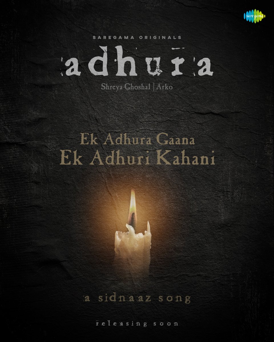 Ek Adhura Gaana
Ek Adhuri Kahani 
#Adhura.... coming soon.

#Saregama #Sidnaaz #BollywoodSongs #HindiSong #ShreyaGhoshal #CommingSoon #NewSongAlert #NewRelease #Love #SidnaazLovers #Sidhearts #SidnaazForever #Shehnaazgill #Sidnaazians #SidnaazkiDuniya