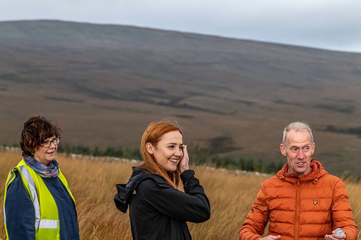 ScotGovNetZero's tweet photo. Land Reform Minister @MairiMcAllan has announced more than £1 million in Scottish Land Fund grants.
She made the announcement during #communitylandweek21 on a visit to Newcastleton & District Community Trust.
For more ➡️ https://t.co/gCaX1cCrMT https://t.co/9qVKr9BSlz