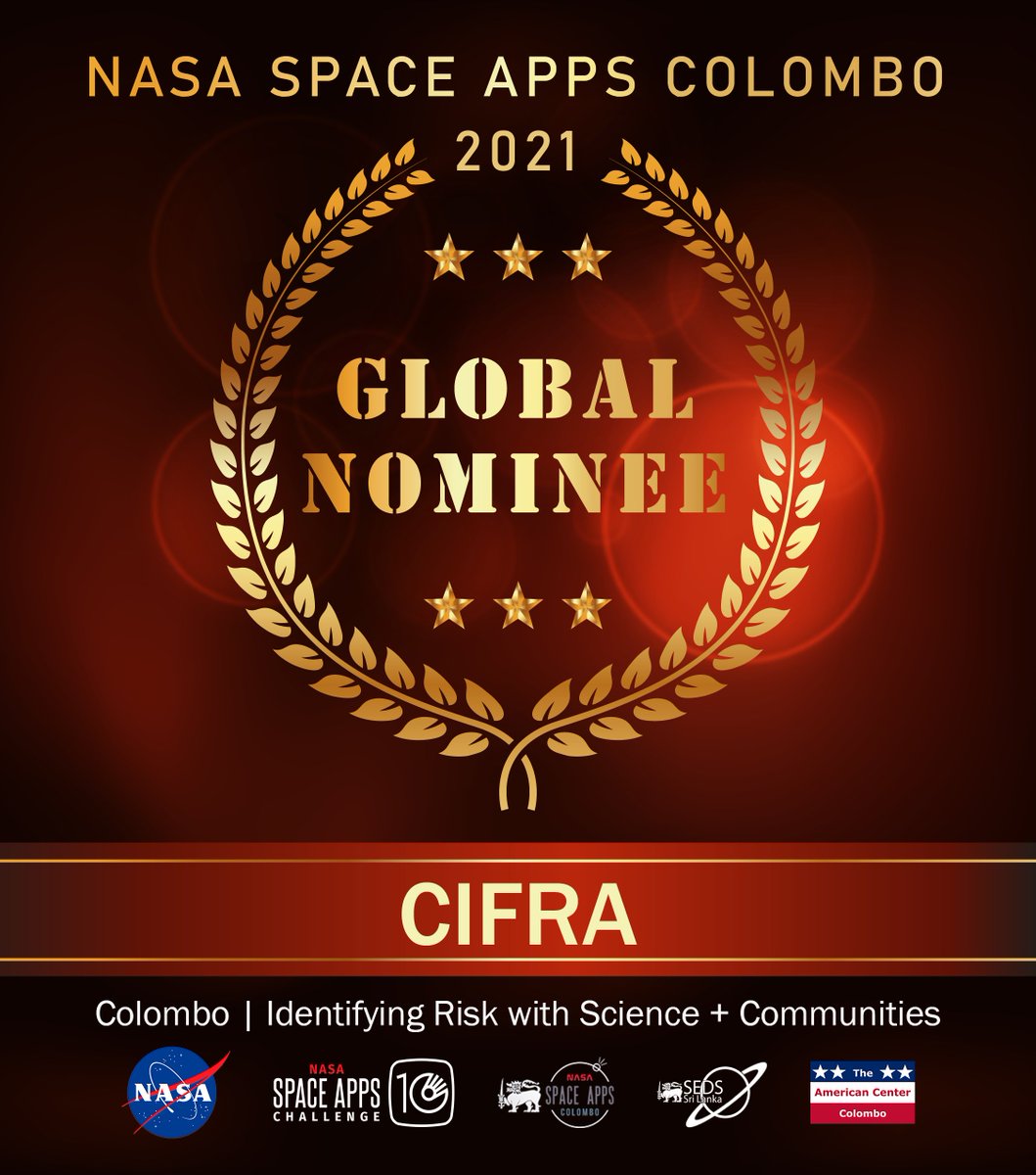 SpaceAppsLK's tweet image. Winners are those that convert problems into opportunities💫

We take great pride in announcing the Global Nominees of NASA Space Apps Colombo 2021🚀💙

🏆Team Trash X
🏆Team Cifra
🏆Team Astroseed

CONGRATULATIONS all and GOOD LUCK!

#NASA #SpaceApps #SEDSSL #Colombo