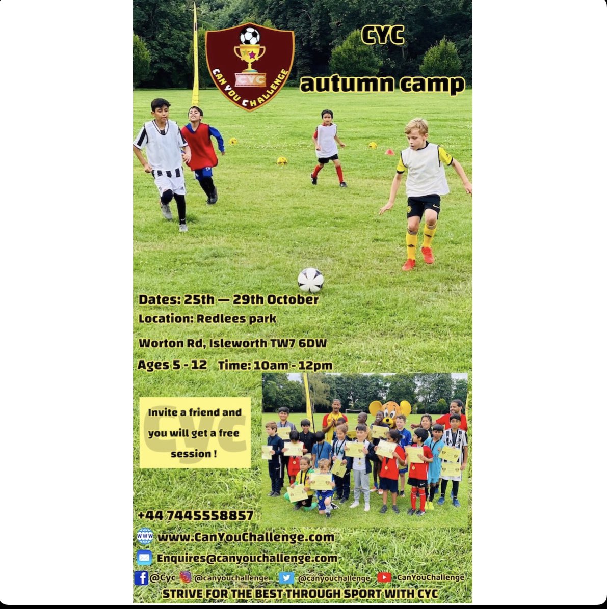 canyouchallenge's tweet photo. Book your child now!
#canyouchallenge11 https://t.co/2qrQRkUBwJ