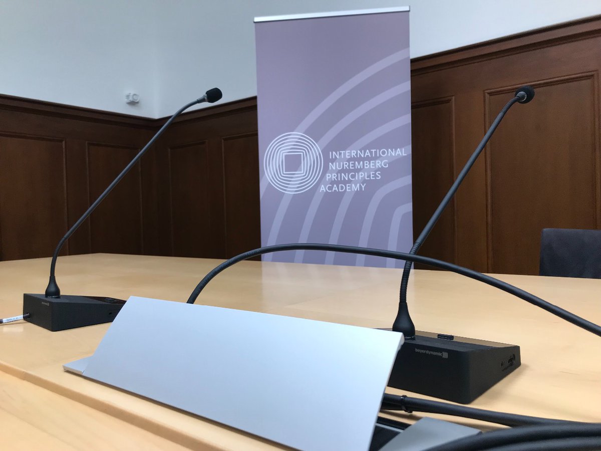 NurembergAcadem's tweet photo. We start on Friday! 

Our last fine-tuning is ongoing, but there is still time to register for the Nuremberg Forum 2021: "The Fight against Impunity since 1950: Living up to the Nuremberg Principles? (15&amp;16 Oct)
https://t.co/FXiSgcLnQV

#NueForum
#accountability 
#corecrimes
#ICL https://t.co/GiUzllUIh0