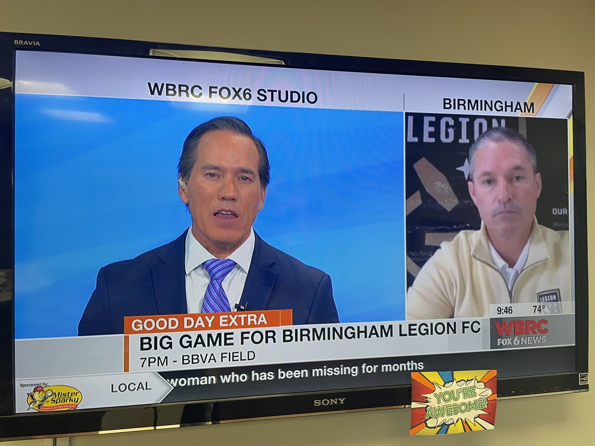 jskinnertv's tweet photo. The Birmingham Legion are one win away from clinching their first home playoff game. They play tonight at BBVA Field at 7 pm and are offering discount tickets/concessions for the big match. https://t.co/kETxObxI45