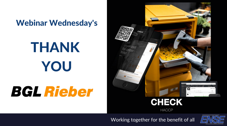 ense_uk's tweet photo. A big thank you to BGL Rieber for hosting today's Webinar Wednesday! We hope you were able to gain plenty of insight into how you can digitally organise your food flow safely! #Ense #CommitmentYieldsResults https://t.co/Kuhkg1Qpws