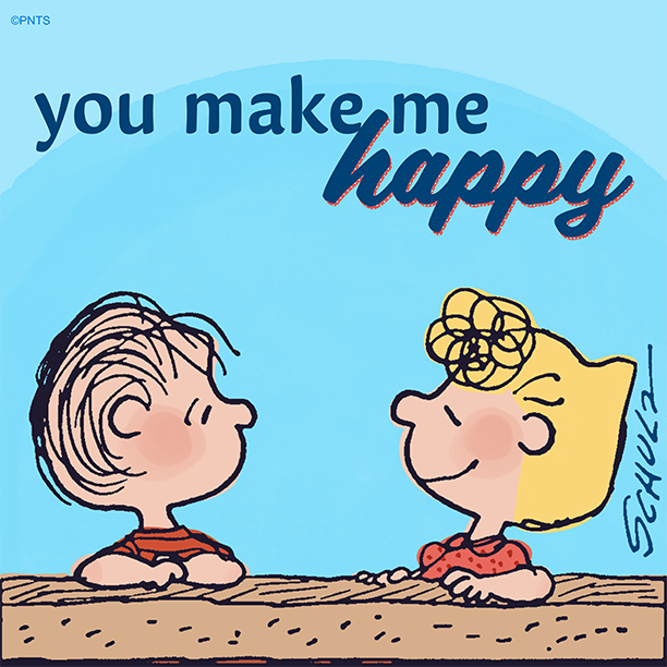 Snoopy's tweet photo. I'm happiest when I'm with you ❤️ https://t.co/1N95kuMPSh