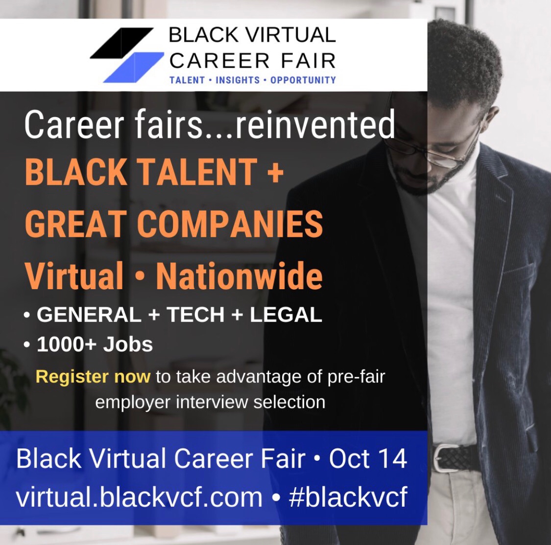 HODLeron's tweet photo. Connect with me tomorrow at the Black Virtual Career Fair!
I will be representing my firm @Accenture and looking to help as many people as possible!!
#BlackTechTwitter #BVCF https://t.co/oYdadJc90T