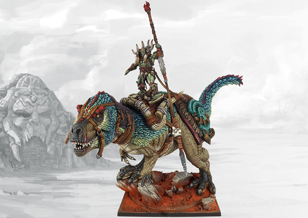PBWargames's tweet photo. The Apex Predator

This monstrous beast has been harnessed by the W’adrhun as a living engine of destruction, lending its primal savagery to that of the W’adrhun forces. 

Pre-order now: https://t.co/V314J8mWjT

#Conquest #ParaBellumWargames
#Trex #Wargaming https://t.co/XW2UQ3BglM
