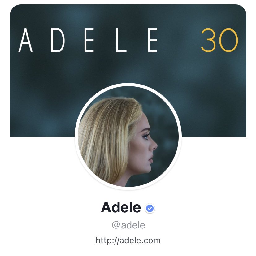 #Adele30. 