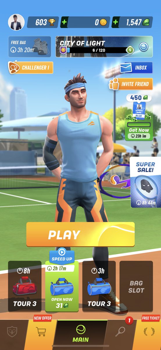 Hardik7's tweet photo. @ClashTennis Today I have not seen any ads for free coins. Game Center Username: hari108 https://t.co/GuvOcccv25