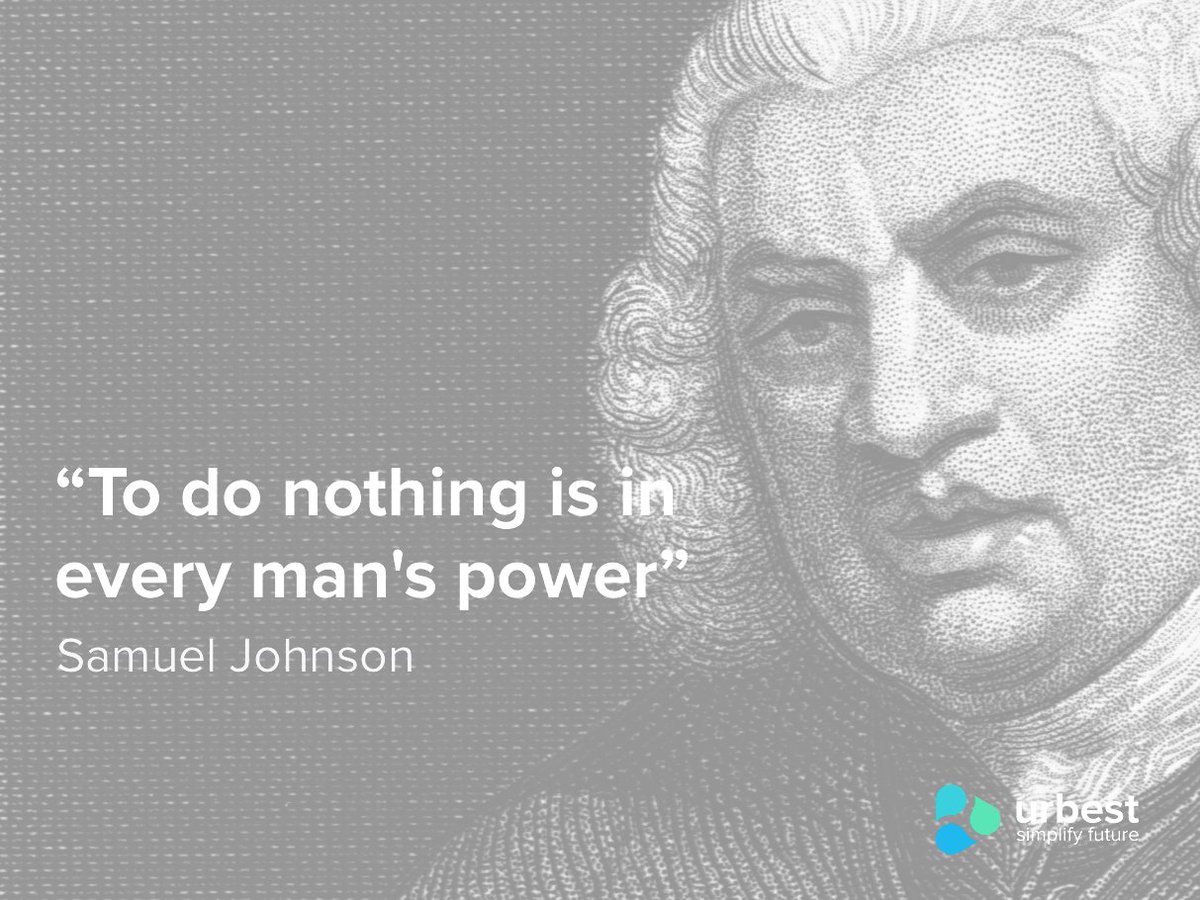“To do nothing is in every man’s power.” – Samuel Johnson

#quotestoinspire #quotesforlife #quoteoftheday #quote #quotes #quotesoftheday