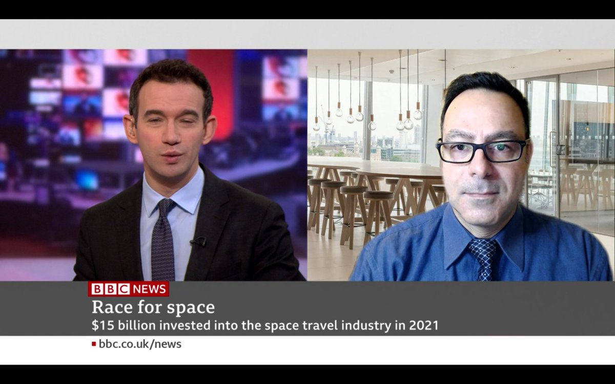 VandelayLabsHQ's tweet photo. Had the privilege of sharing my views on the space economy with @BBCWorld this morning. 
Clip available here: https://t.co/S9r3N9hd4o
#space #BlueOrigin #SpaceX @BBC @warwicknewsroom @WarwickBSchool https://t.co/KipRaucOjV