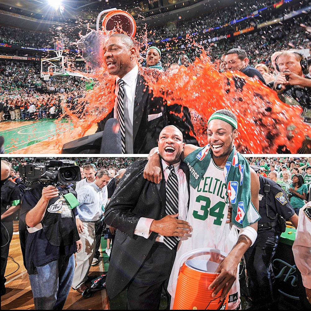 Sharing birthdays and iconic moments Drop a to wish and Doc Rivers a Happy Birthday! 