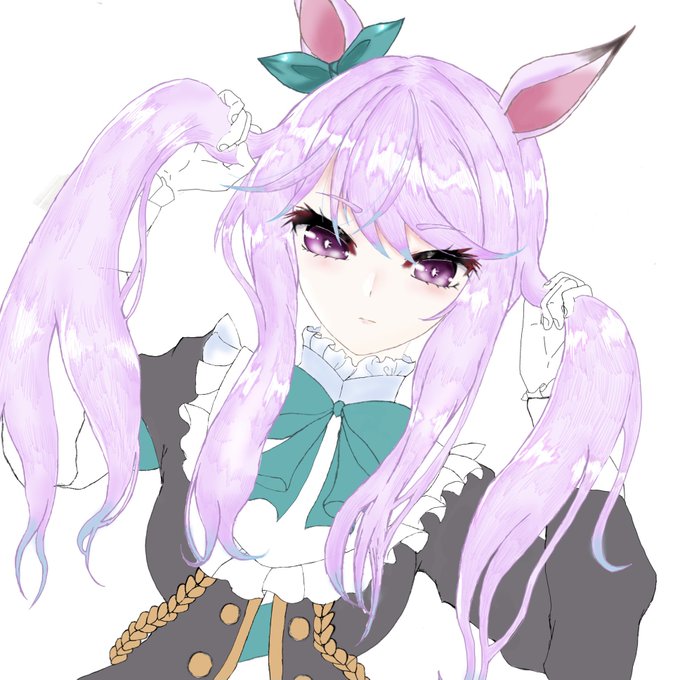 ここしばらくずーっとメジロの御令嬢描いてるけど、ゴールがまだ遠い…。
そして、いまだにデジタル絵っぽい髪の塗り方がイマイチ分からないんだわ……。
#絵描きさんと繋がりたい
#ウマ娘 