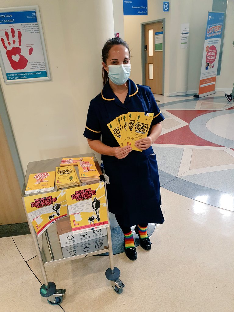 coryalice's tweet photo. Hard to miss us today, spreading the word that #legsmatteratESTH. Plenty of information delivered and awareness raised for #legsmatter.
@epsom_sthelier @SuttonHandC @SurreyDownsHC 

https://t.co/soF5nmOL8V 

@edwin_chamanga @kash4027 https://t.co/BkHYjxIl1Q
