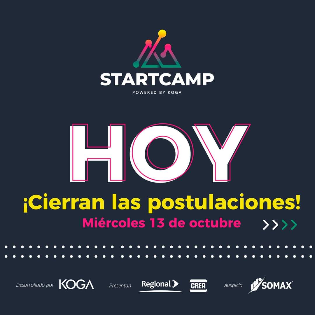 PNUDPARAGUAY's tweet photo. 📢 #Startcamp ¡Hoy cierra la convocatoria!
Aprovechá la oportunidad y postulá
🗣 Podes ser seleccionado para la hackathon, donde podras desarrollar tu idea y validar el prototipo para el demo day.
Conocé más del concurso y postulá en https://t.co/tqxEglsCVb 🔗 https://t.co/Xh1uW68DAd