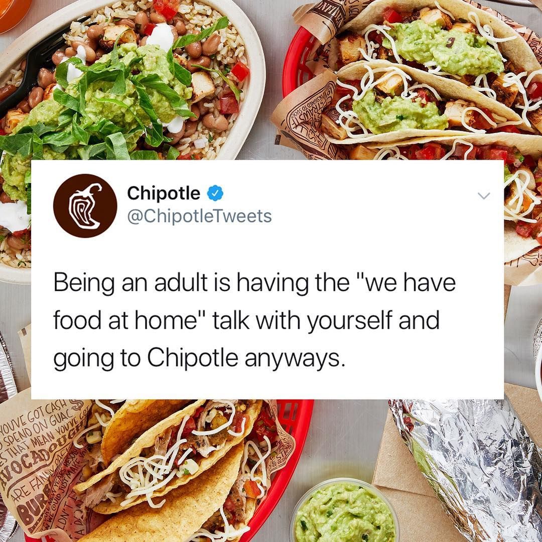 ExperienceGrid's tweet photo. They aren't wrong. The burrito bowls are just too good to pass up. 🤷‍♀️

Head over to Chipotle at The Grid for dinner this week!⁣🌯 
📸@chipotle https://t.co/dtaJKdWwlt
