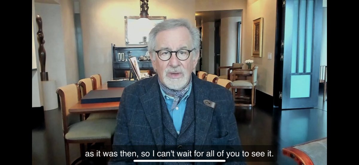 NALIP_org's tweet image. Steven Spielberg delivering opening remarks for the 2021 Latino Media Fest!! Live now on the Bizzabo app #LMF21