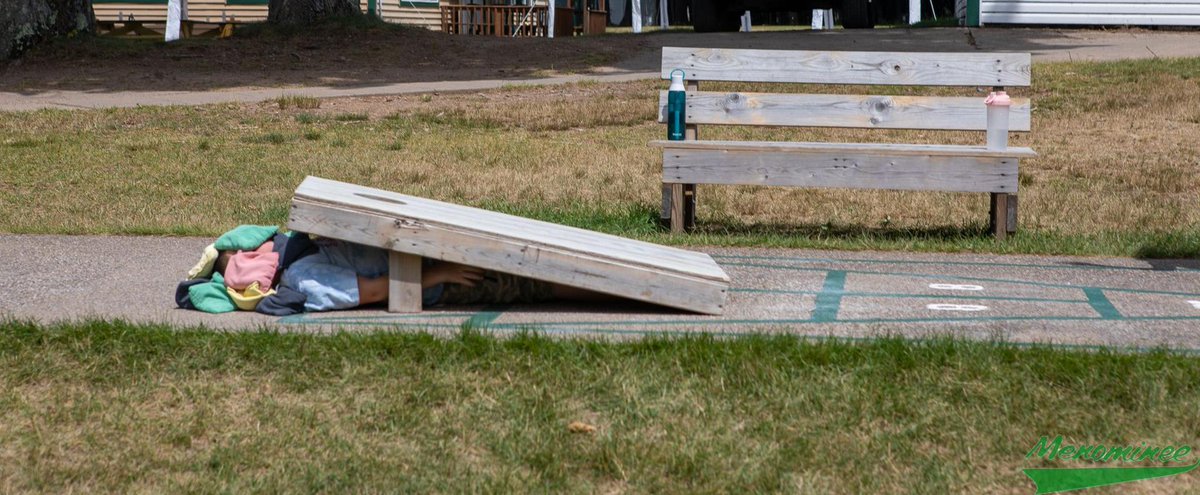 CampMenominee's tweet photo. At CM, any place can be a good place for "A Reeeeaaalll Rest Period"! #CMHumor #CampIsFun #FunIsGood https://t.co/wuA6PqHJQd