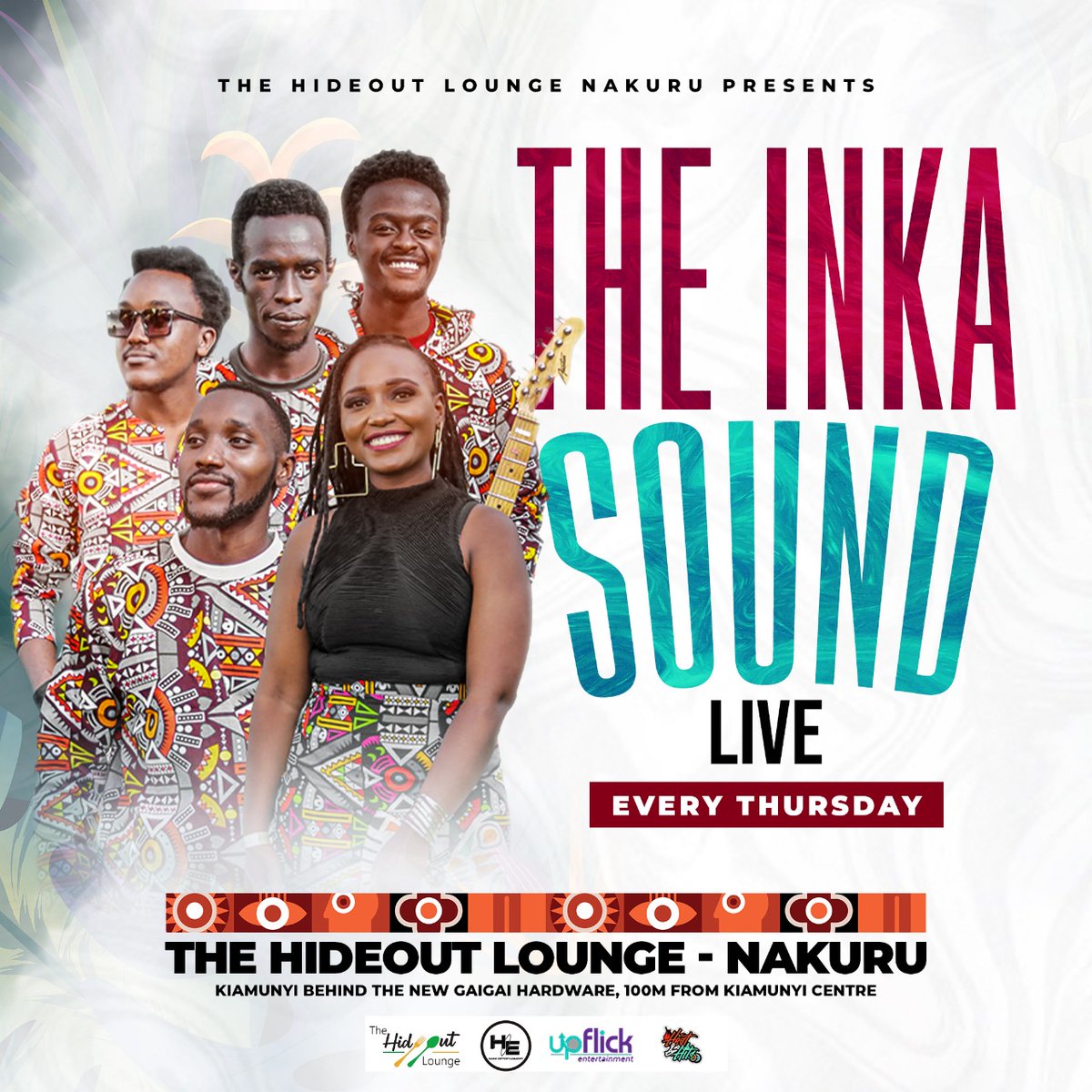 Let's hide out this and every Thursday at @thehideoutnakuru Kiamunyi with <a href="/theinkasound/">The Inka Sound</a>