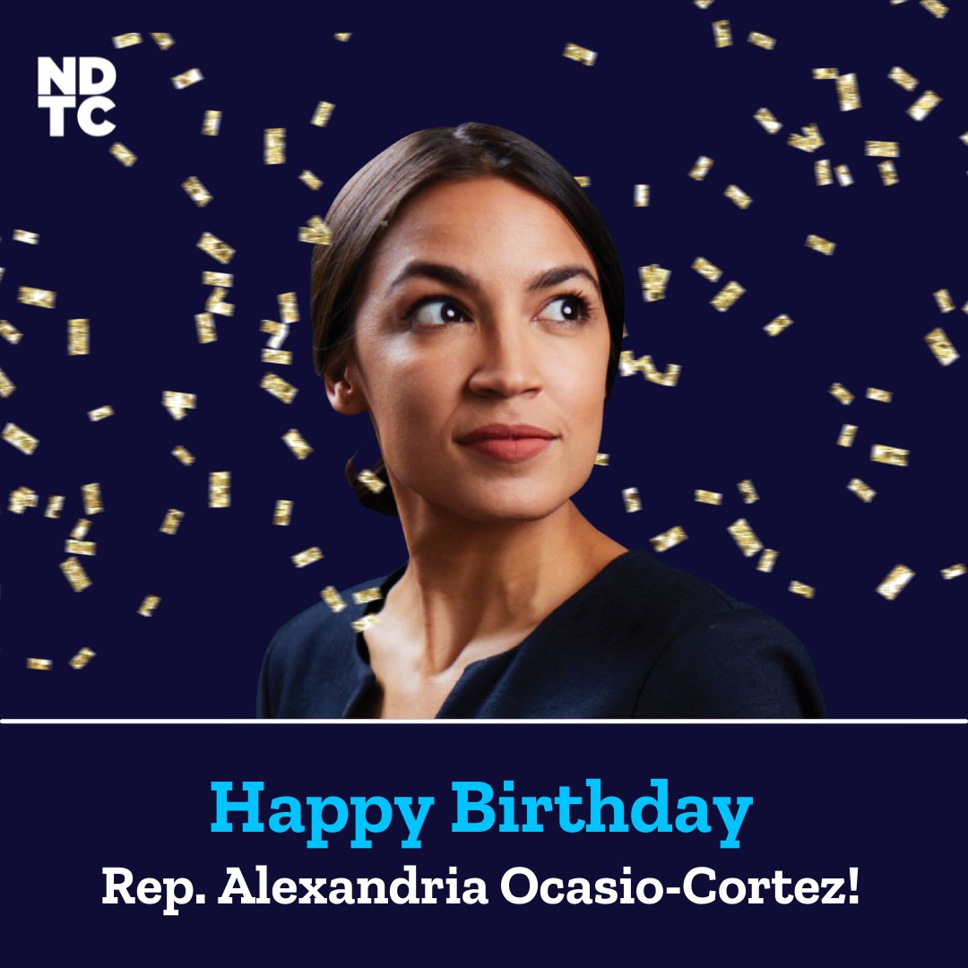 TrainDems's tweet photo. Join us in wishing @AOC the best of birthdays! 🎂🎂

Today, we celebrate her trailblazing path as she fights for true justice throughout our country! Here's to you @AOC! 👏 https://t.co/AylPXabQmt