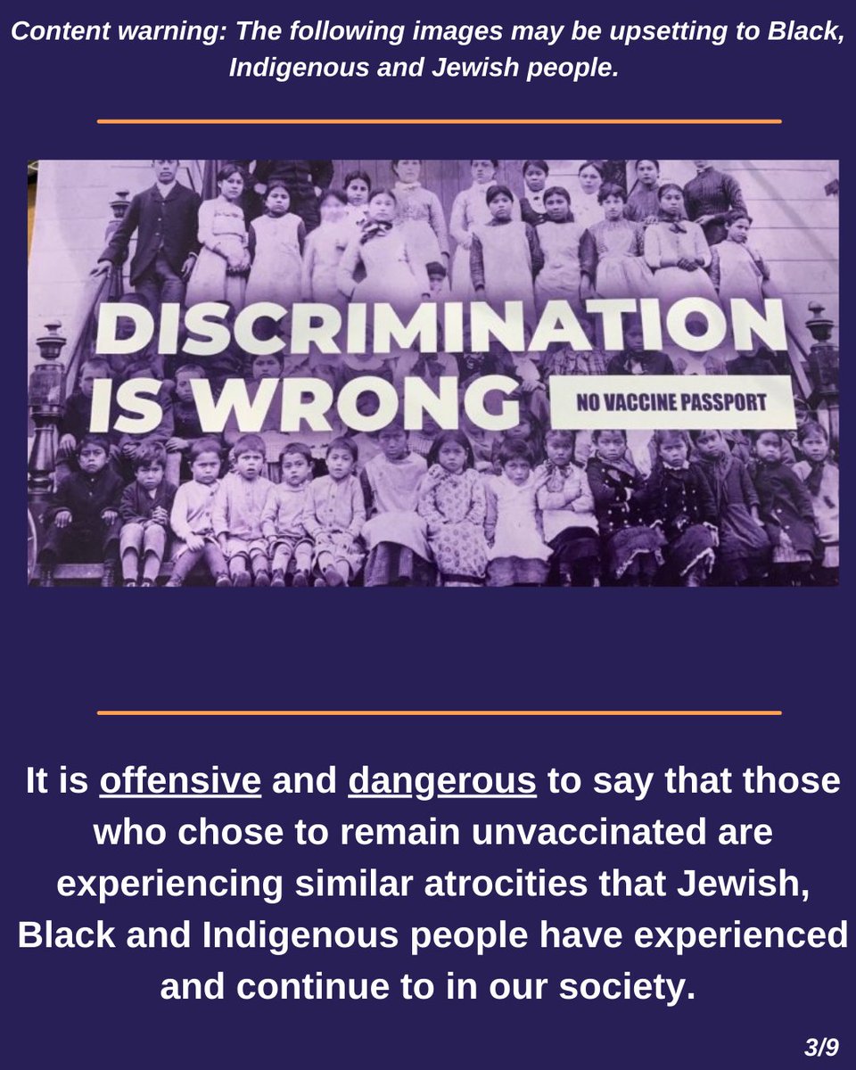 blmsudbury's tweet photo. Being unvaccinated is not oppression.

Please read this statement which addresses recent discourse within our community. https://t.co/38ALBSBE0V