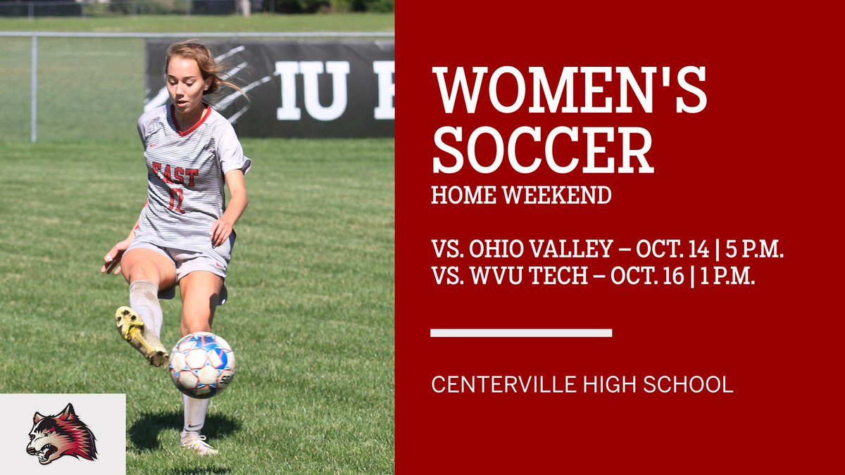⚽️🐺 The #iueast women's soccer team finishes its regular season home schedule this week. ⚽️🐺

📰 iueredwolves.com/article/6820

#RedWolfNation <a href="/RedwolvesWSS/">IU East Women's ⚽️</a> <a href="/RiverStatesConf/">River States Conference</a>
