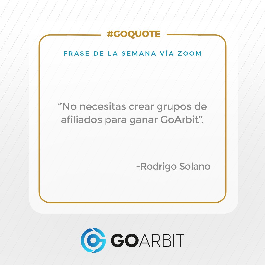 GoArbitofficial's tweet photo. #GoQuote Frases de la semana vía Zoom. Te invitamos a participar en nuestros Zooms de Lun-Vier a las 9:00 P.M. #GoArbit

Orador: @realsolano96 https://t.co/jGcrBDqkRX