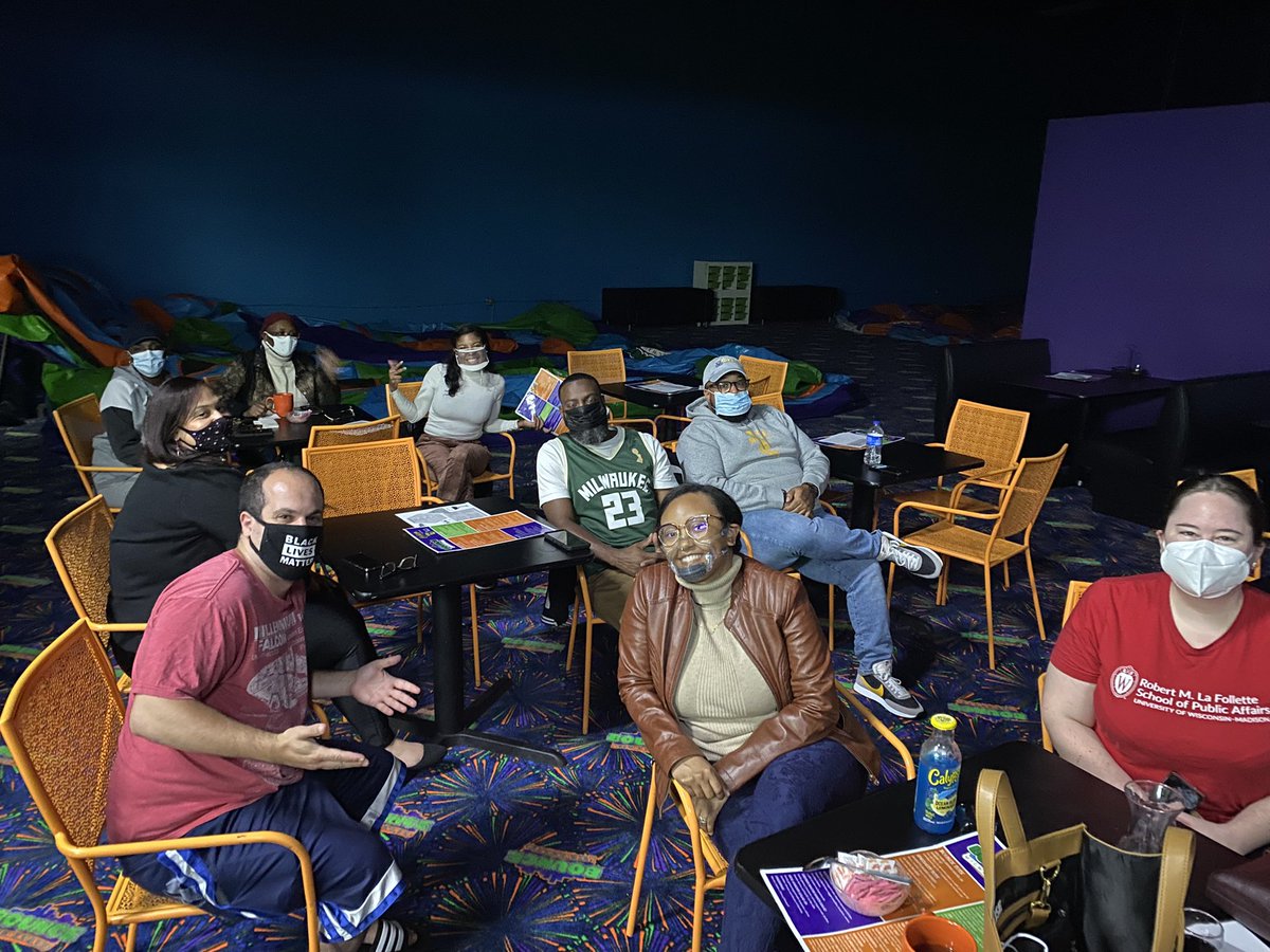 Had to move our outdoor screening of <a href="/NotGoingQuiet/">Not Going Quietly</a> indoors but there were laughs and tears all around. Thank you again <a href="/BounceMilwaukee/">Bounce Milwaukee</a>! 

<a href="/AdyBarkan/">Ady Barkan</a> your story continues to inspire and push us to take action ♥️