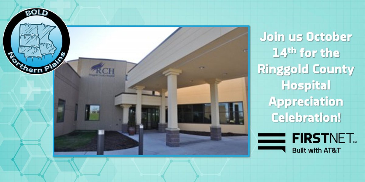 On Thursday, October 14th we show our appreciation for the medical professionals at the Ringgold County Hospital in Mount Ayr, IA. Join us for great deals, gifts and dessert!

#FirstNet #BOLDNorthernPlains