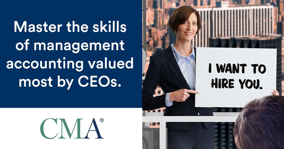 IMA_News's tweet photo. The post-pandemic hiring uptick and fierce competition for accounting and finance talent has placed greater importance on professional certifications. Read more about the benefits of the CMA and how it can make you be always in demand: https://t.co/iW1Y9b416q https://t.co/K9igGVm6mv