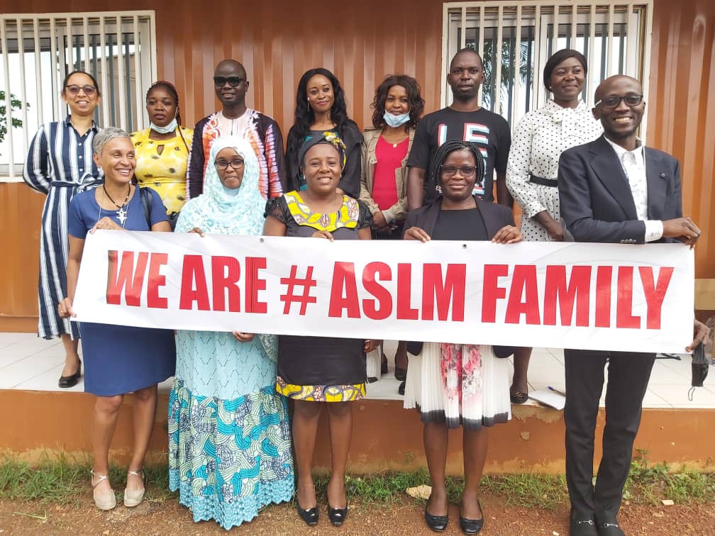 ASLM_News's tweet photo. The #LabCoP Cameroon country team is #ASLMFamily! https://t.co/k0YVDG7zed
