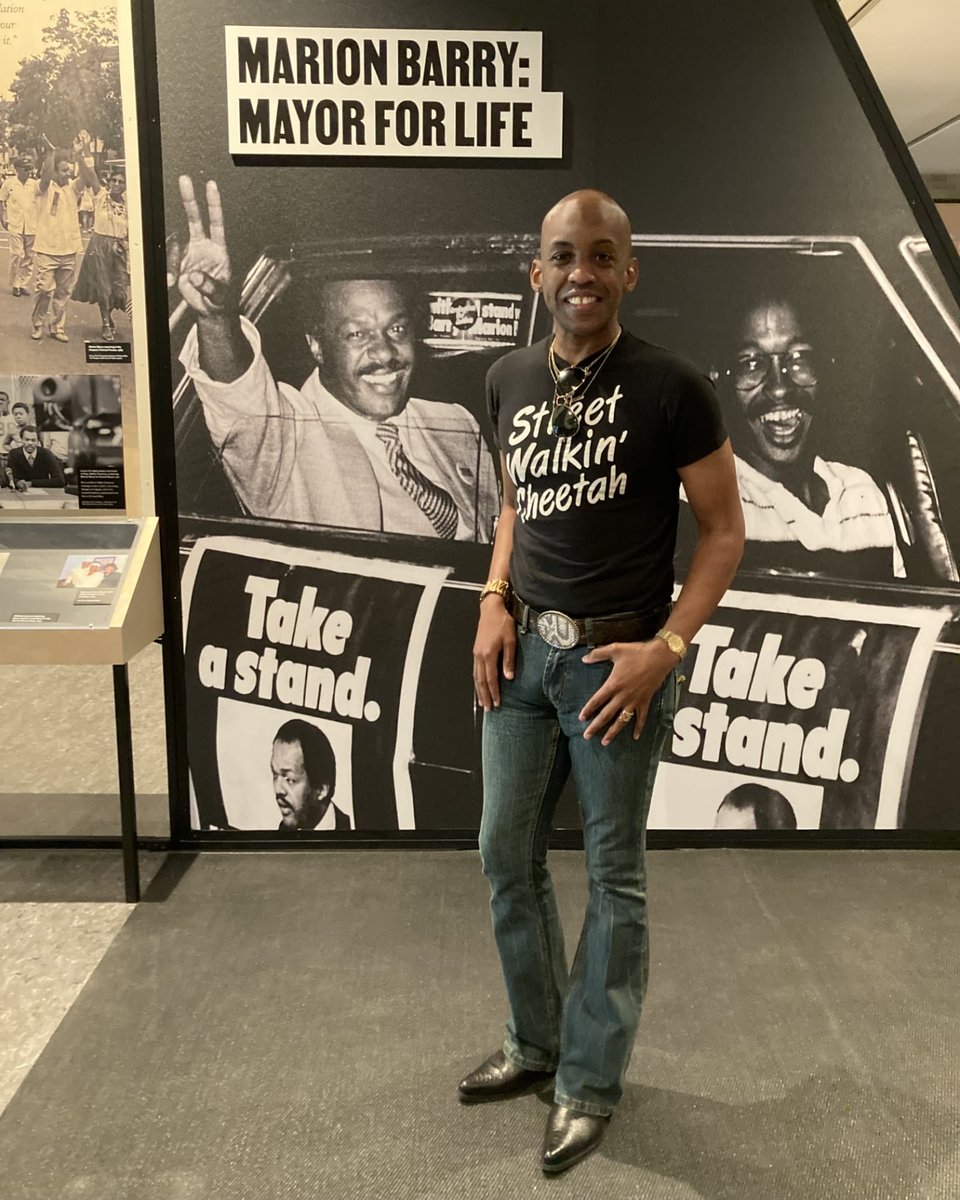 marcuskdowling's tweet photo. Happy to let the cat out of the bag on this one. For the past three years, I've been working with the DC Public Library's central MLK branch on co-curating PERMANENT exhibitions about go-go music and the life and times of Marion Barry. 

Momentous isn't the word. https://t.co/n3ecjZx1ru