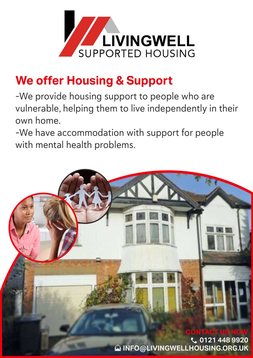 If you are or someone you know is looking for supported accommodation then give us a call at 0121 448 9920.
#Birmingham #Homeless #supportedhousing #westmidlands #sharedaccomodation