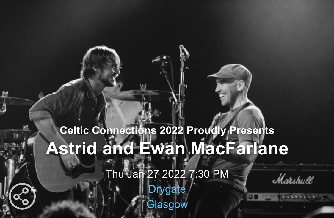 macfarlane440's tweet photo. Delighted to announce that I will be playing at @ccfest  27th January 2022 @drygate alongside Stornaway’s finest @Astridbanduk 
It’s going to be a brilliant night and we would love you to join us for this very special show. E ✌

Tickets available here -  https://t.co/ZxN6vSvbDl https://t.co/b8Erfqvetd