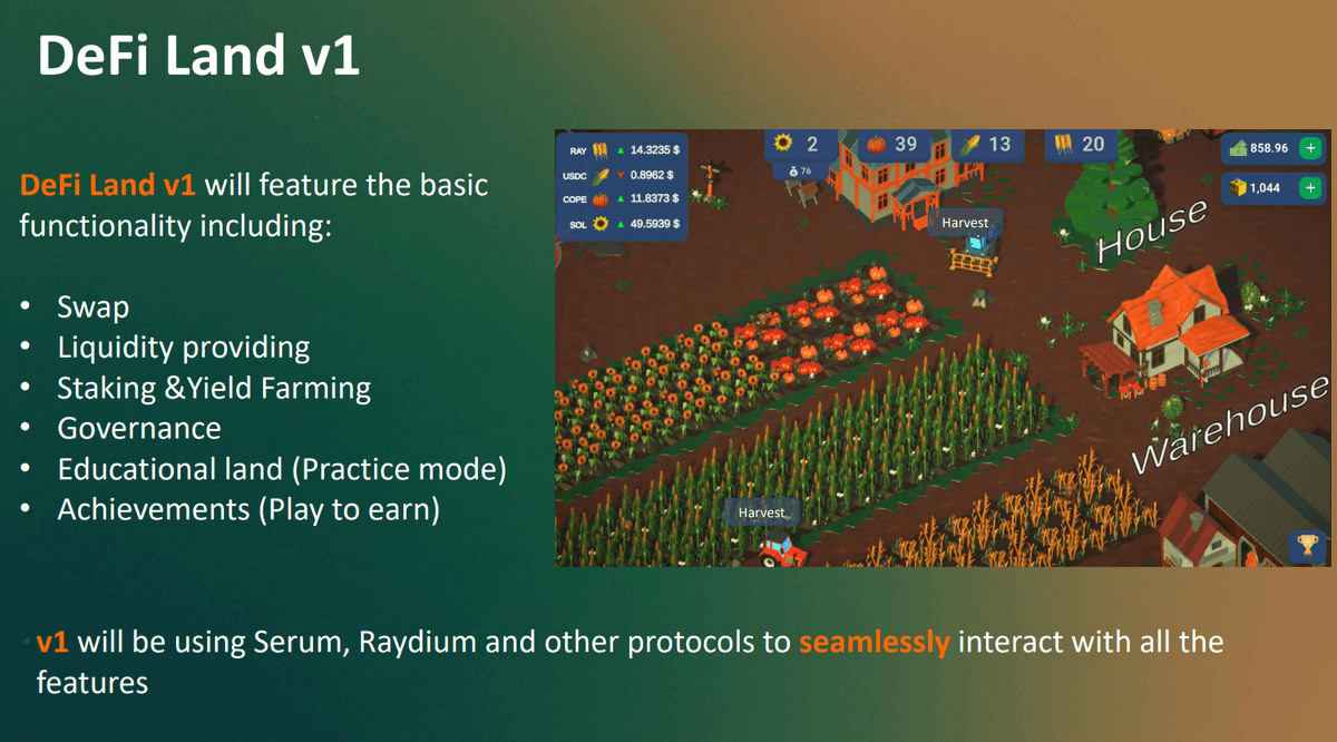 crypto_dug's tweet photo. DeFi Land reminds me of ACNH! I hope it has a similar vibes such as healing or gathering something like that.  I don't doubt this project will make your pocket stuffed :) #DeFILand https://t.co/DUMUvXa5Px