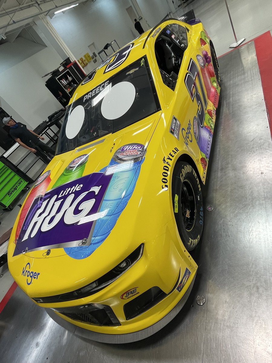 HYAKMotorsports's tweet photo. Nostalgia anyone? 

@RyanPreece_ remembers back to when he was a kid playing outside and would run inside for a @littlehugbrand. Grape was his favorite flavor. 

We’d love to hear any fond memories growing up associated with the brand or present day with your children! 

#NASCAR https://t.co/afIocsDCkA