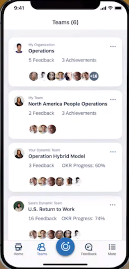 holgermu's tweet photo. And @SAP @SuccessFactors unveils more supper for the people leader with dynamic #Teams - it is @ReemYahfoufi demoing again. #SConnect https://t.co/fDF8XVnx93