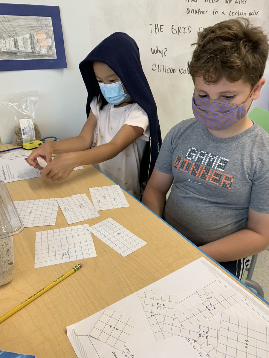 scooperga4's tweet photo. Playing a fun game building bigger arrays with smaller arrays. #greenacrespride https://t.co/VQqTGtwBKi