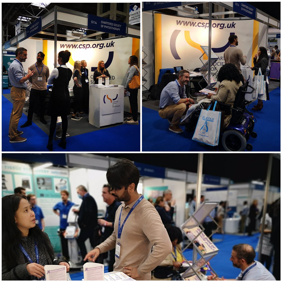 JennieEcsp's tweet photo. #BestPracticeShow day 1 was so busy! Many thanks to @thecsp members @richwoodphysio &amp; @JaiMistry9 for sharing their FCP experience with health professionals and decision makers today 👍
@jools1k @AbiHend https://t.co/X8nnkObdXm