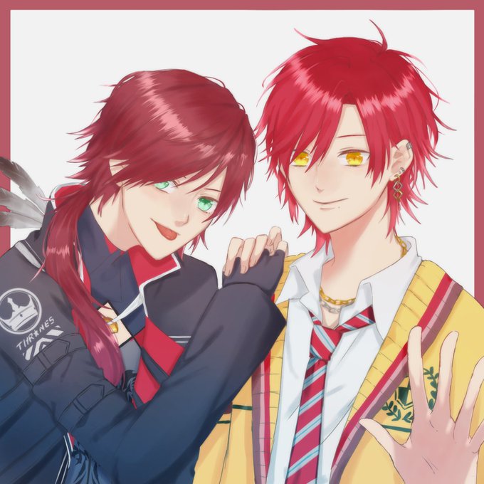 赤髪男子のtwitterイラスト検索結果