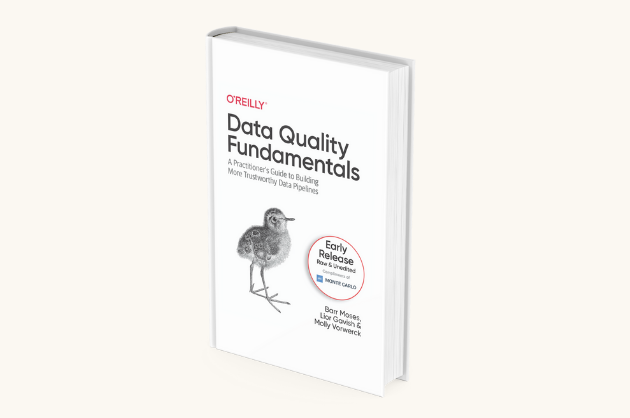BM_DataDowntime's tweet image. Excited to finally reveal what I've been working on these past few months... 😉🎉 w/ @lgavish and @mkvorwerck, honored to write  @OReillyMedia's first-ever book on data quality and observability, Data Quality Fundamentals! Check out the early release: montecarlodata.com/oreilly-data-q…