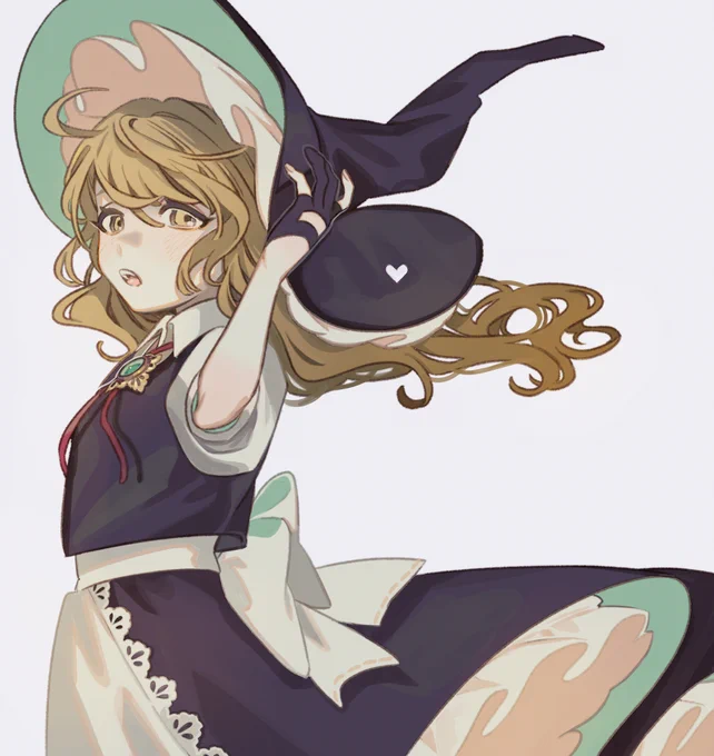 ワンドロとか #東方Project #レイマリ https://t.co/6G2BuB2uOB 