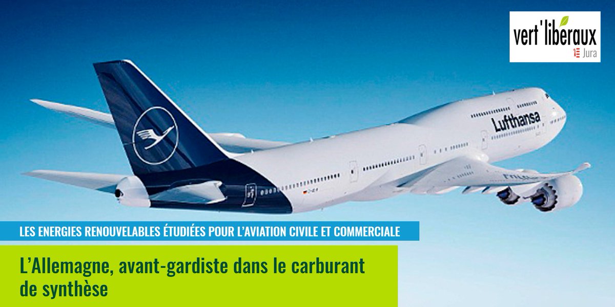 pvljura's tweet photo. Sur notre page #Facebook @pvl_JU, vous trouverez notre dernier article à propos du kérozène de synthèse
Lien : https://t.co/Tm2WyvMzyK
#Lufthansa #Deutschland #Suisse #Werlte #Germany #ecologie #Economie #cantondujura #Porrentruy #Delémont #Saignelégier #Moutier https://t.co/VeWYBHPBGM