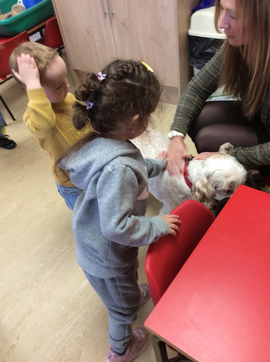 Today we had a special visitor in the nursery, Fudge the dog came to see the children to help us celebrate health and well being week.
All the children at our Goole nursery did a fantastic job. 🐶🐶😀