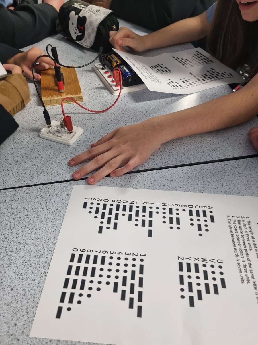 ChurchdownSci's tweet photo. Fantastic evening at STEM club with 24 students (including some new faces!) Combining building circuits with learning Morse code @ChurchdownSch https://t.co/tudr4Lfx5s
