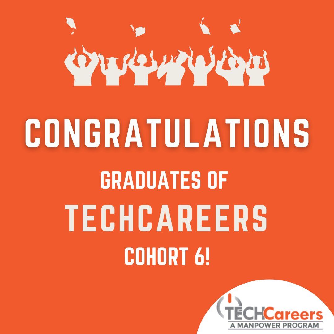 techcareersyyc's tweet image. Happy Graduation to our Software Development Cohort 6 students!  🎉 Congratulations for your hard work &amp;amp; success! We look forward to you all starting your work experience this week!