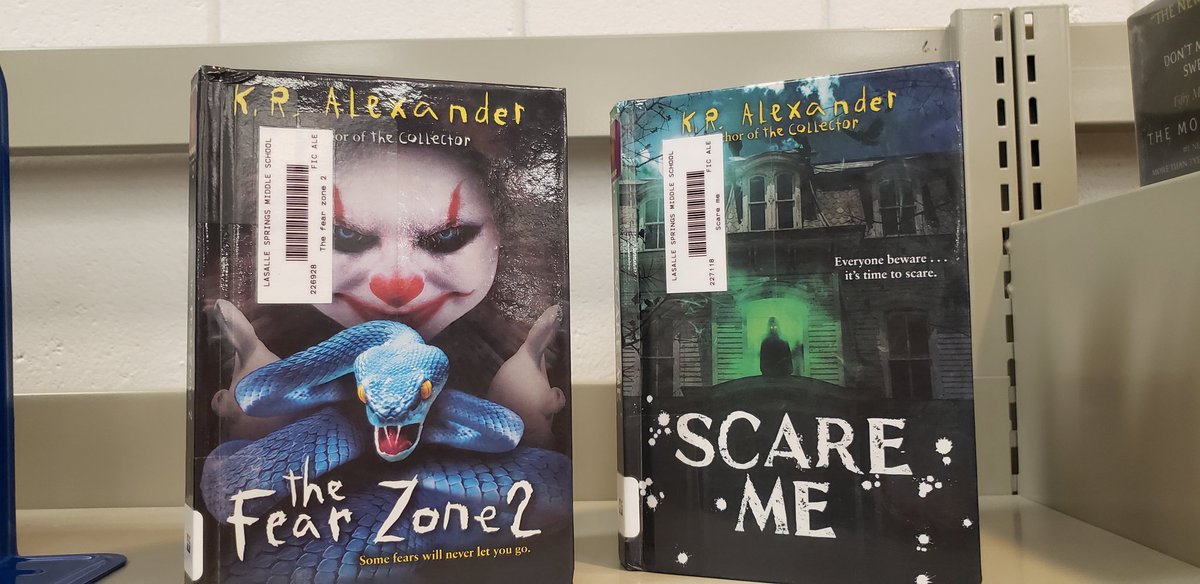 LSMSlibrary's tweet image. It&apos;s scary book time! Drop in for an October read!