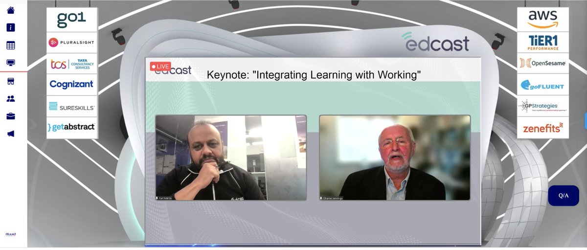 EdCast's tweet photo. Thank you Charles Jennings for your valuable insights, especially highlighting how learning and working intersect and integrate in an employees' spectrum of concern! Thank you @karlmehta for leading the discussion.
#TalentDevelopment #EdCastFoW 
Join Us: https://t.co/hJHuM4dkAj https://t.co/s2Pw2GQgNd